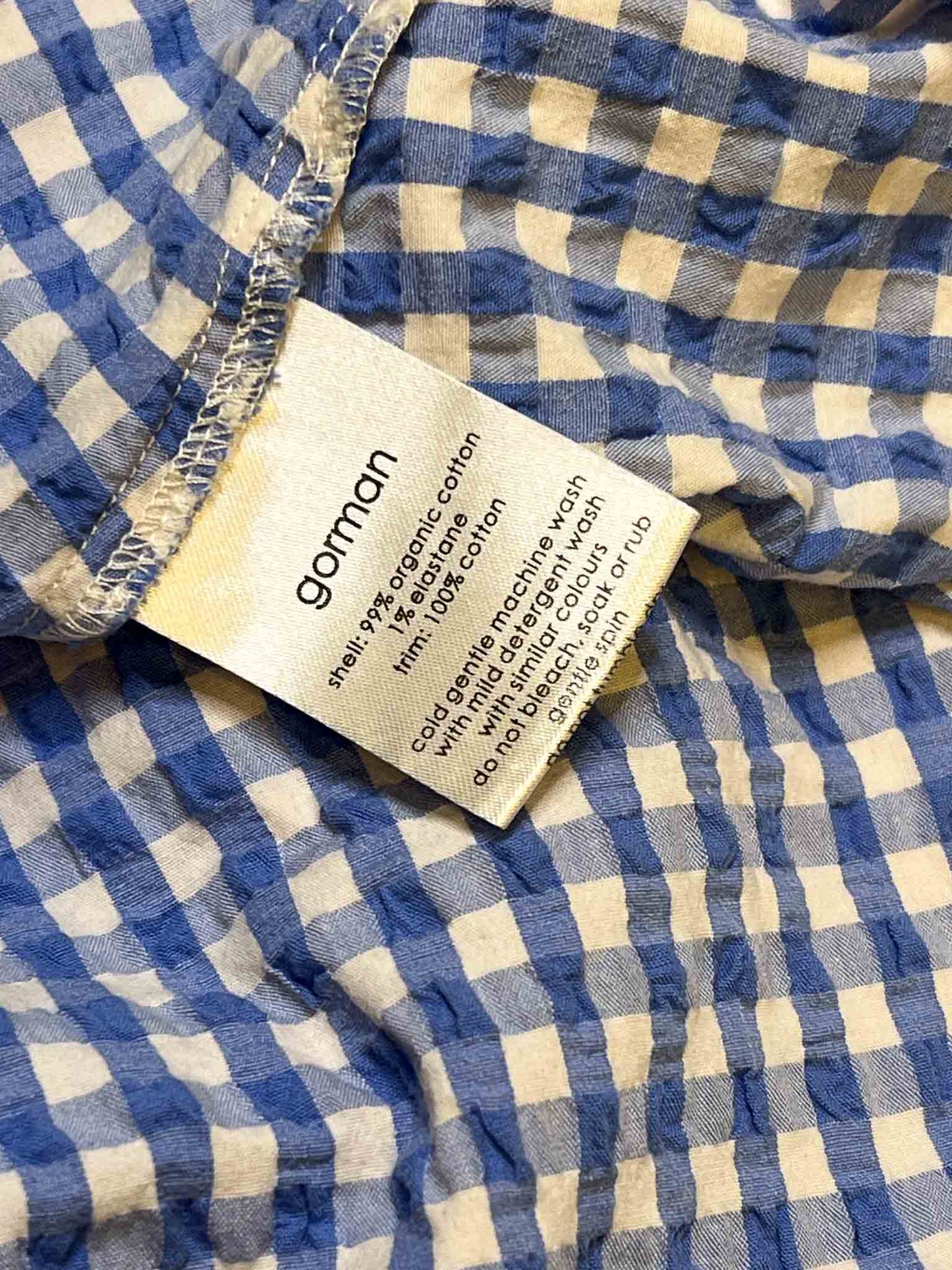 Size S | P.A.M Check Midi Linen Blend Dress