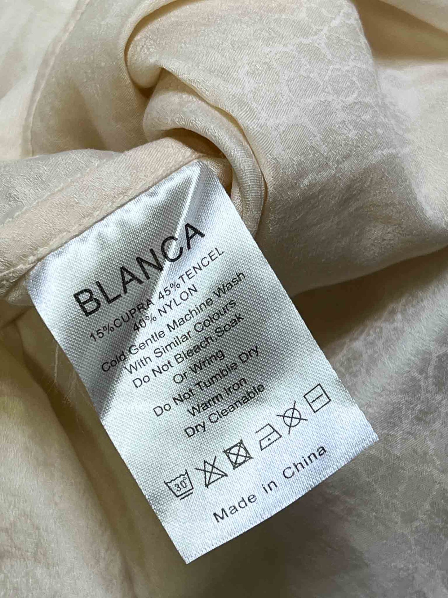 Size M | Blanca Champagne Shirt Dress