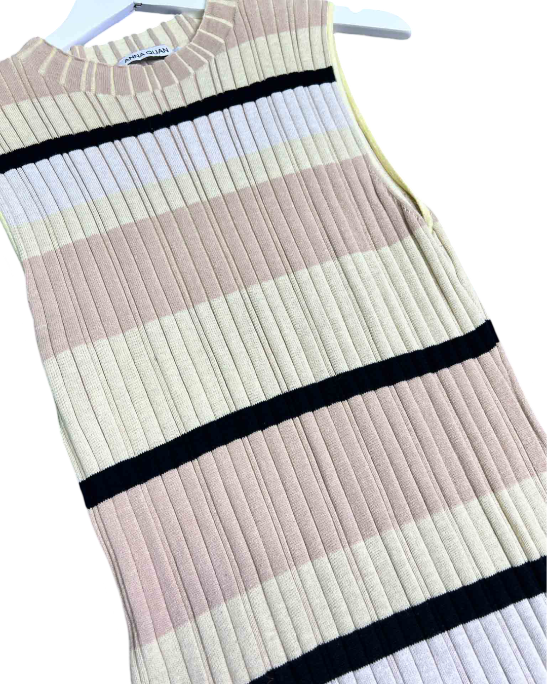 Size 14 | Anna Quan Striped Ribbed Maxi Dress