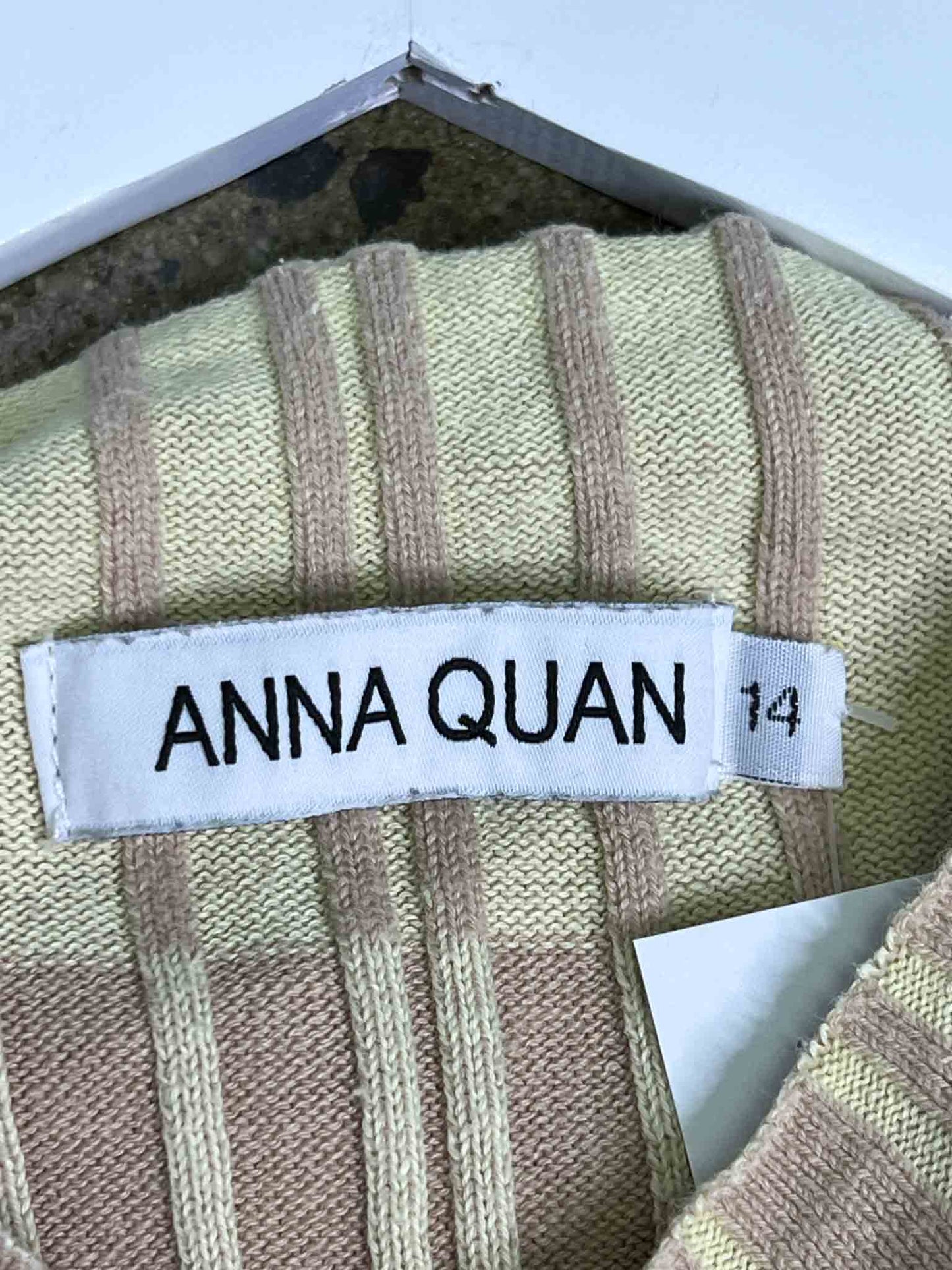 Size 14 | Anna Quan Striped Ribbed Maxi Dress