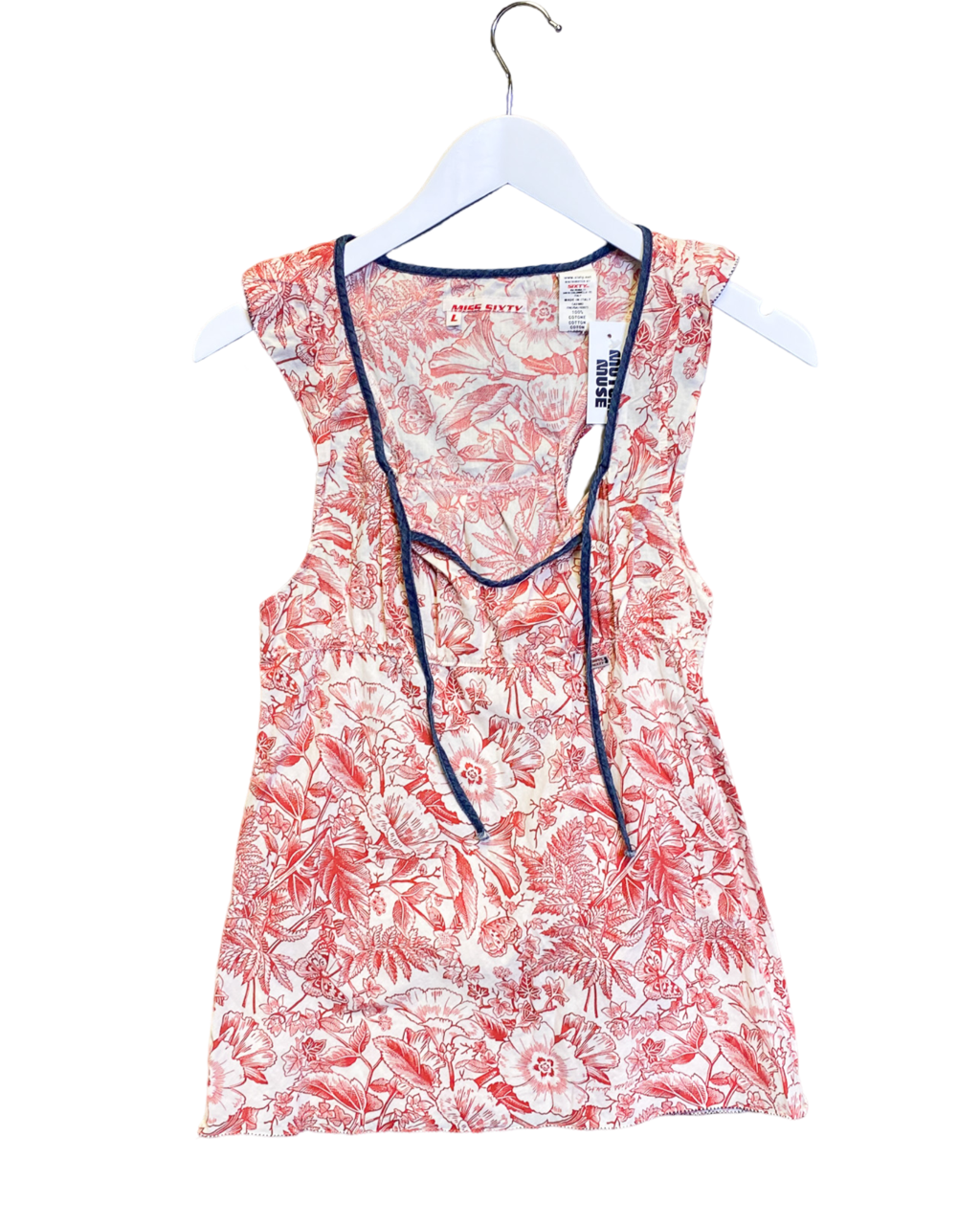 Size L | Miss Sixty Floral Cotton Top