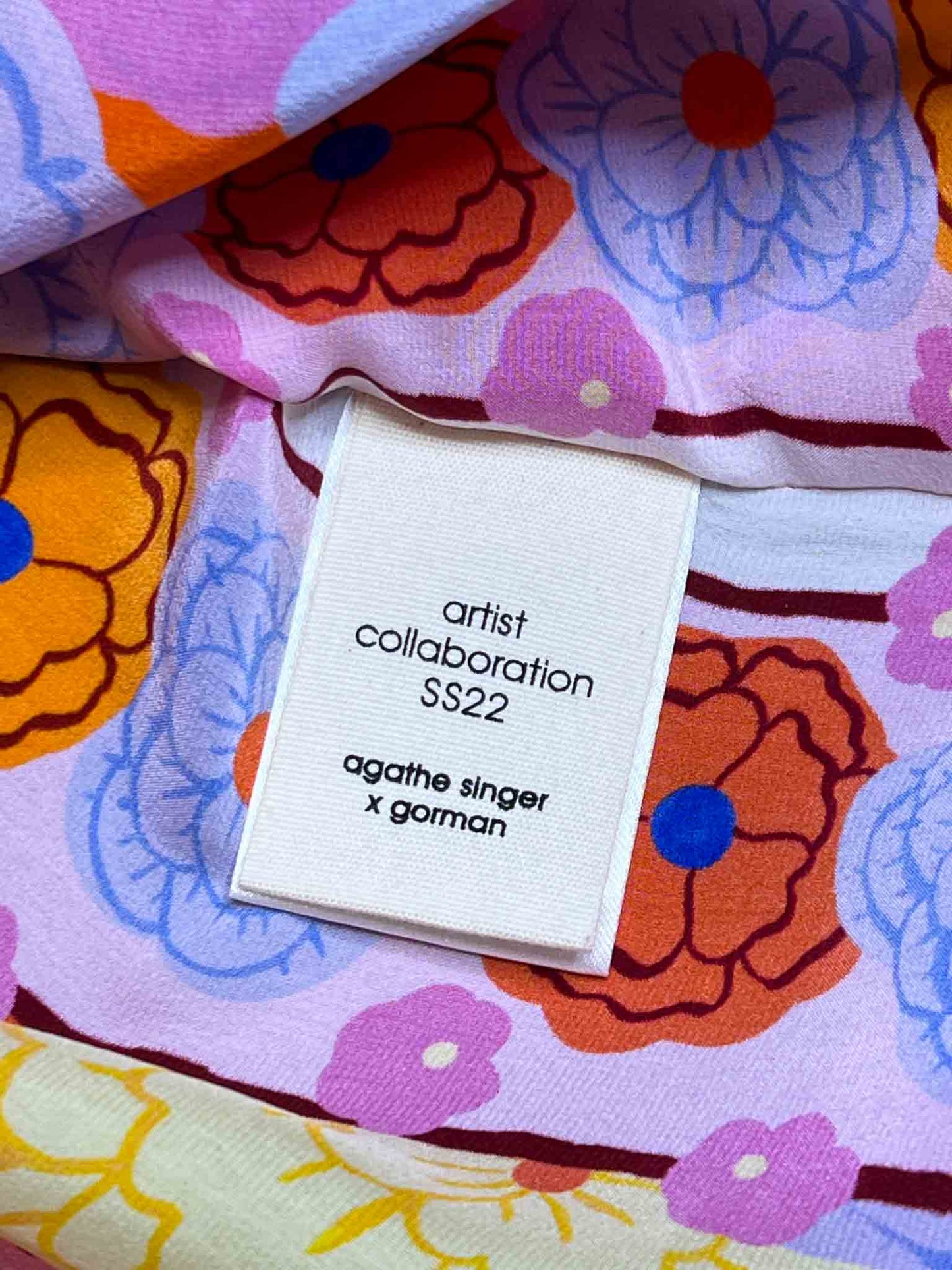 Size S | Gorman x Agathe Singer Multicoloured Mathilde Scarf Top