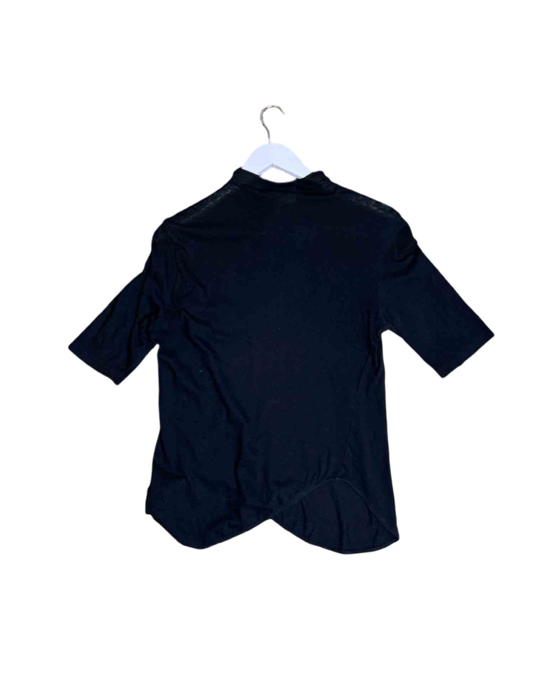 Size XS | Bassike Black Mock Neck Top