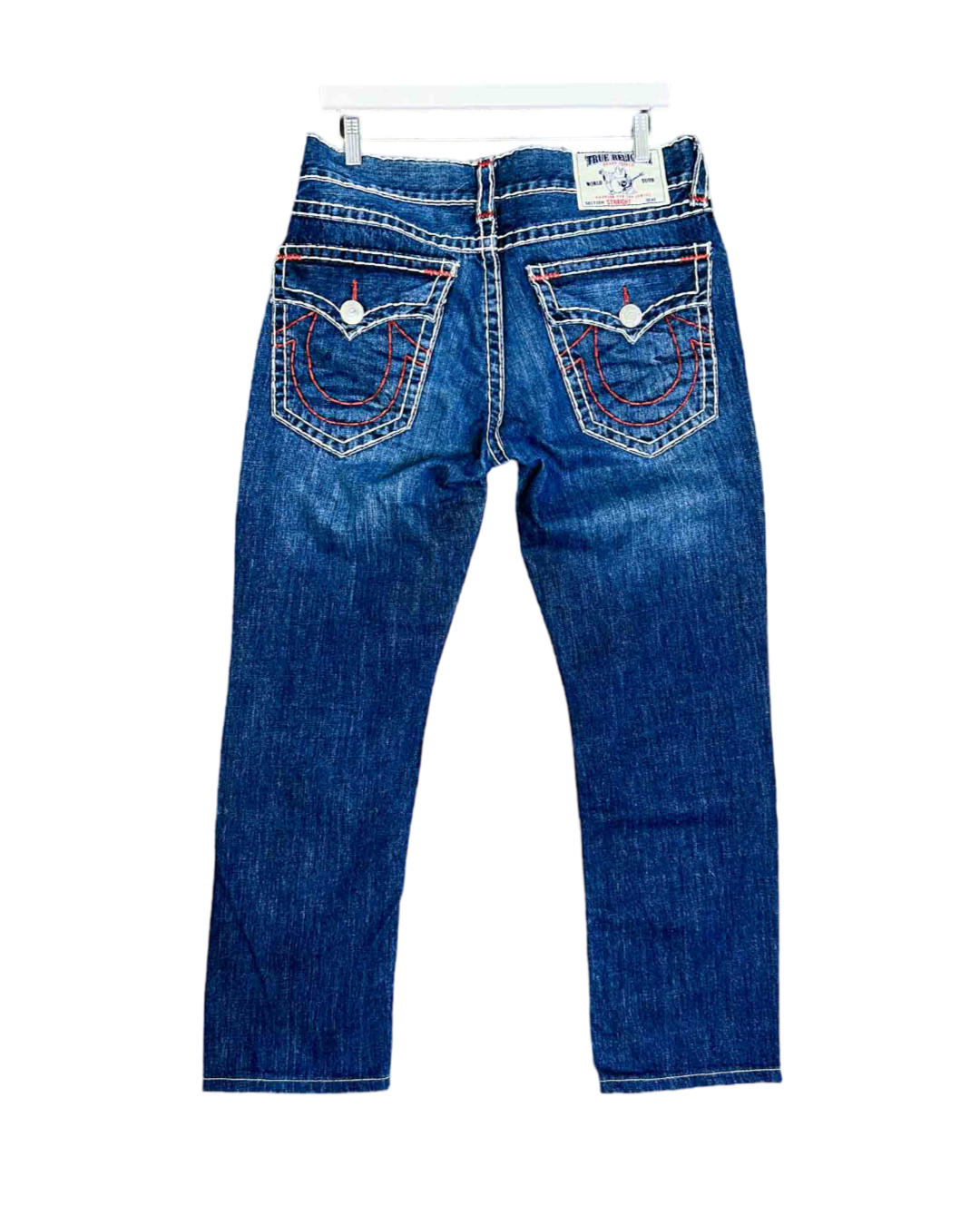 Size 34 | True Religion Blue Constrast Stitch Jeans