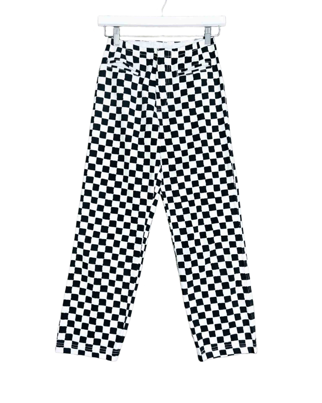 Size XS | Holiday by Emma Mulholland Black and White Check Kokomo Pants