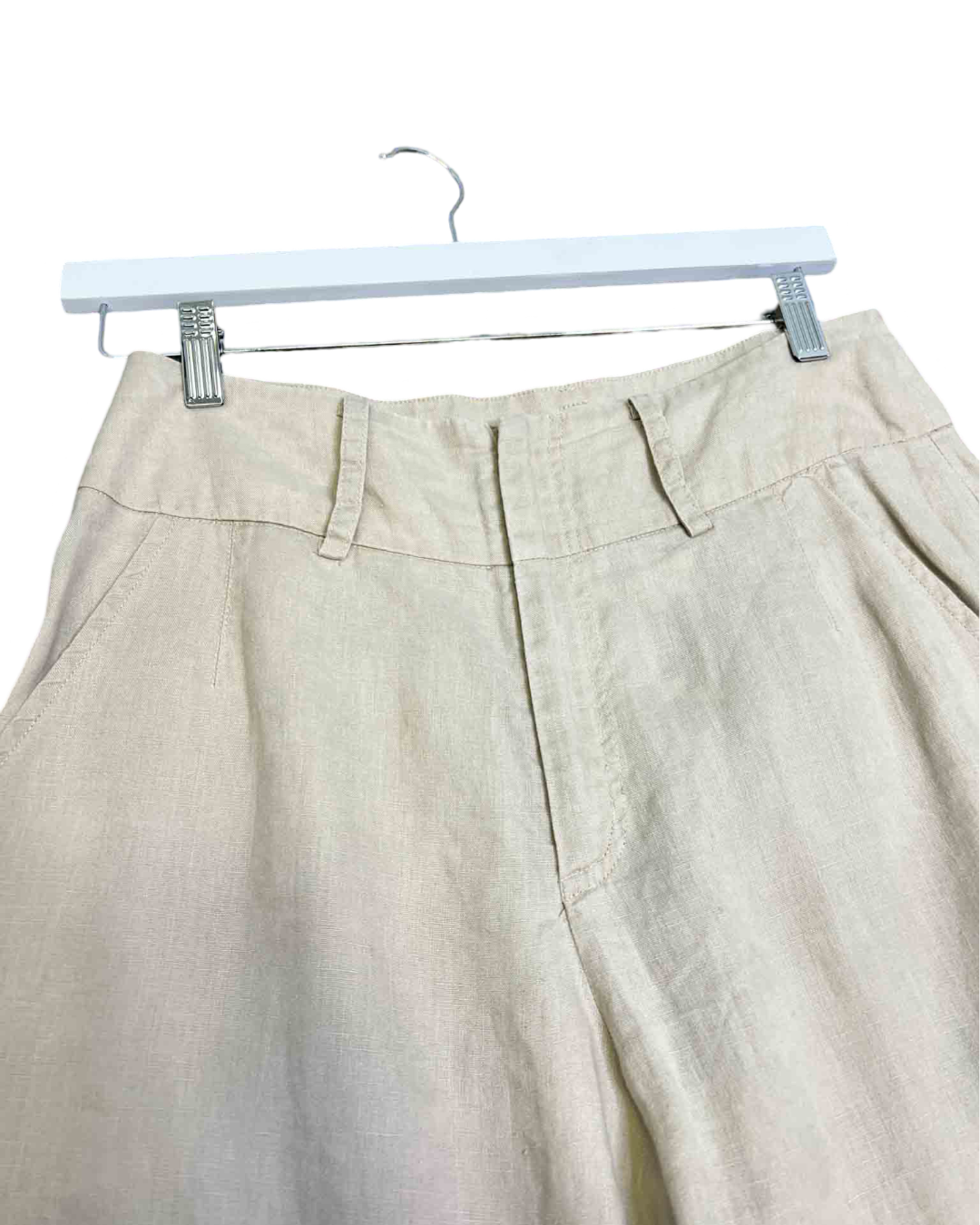 Size 1 (8) | Morrison Beige Linen Pants