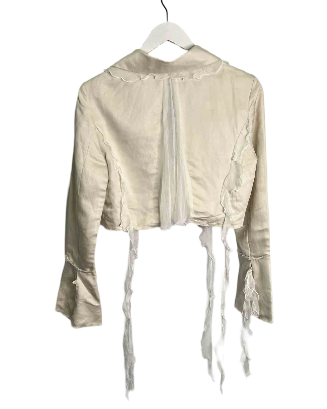 Size M | Fumée Cream Raw Lace Jacket