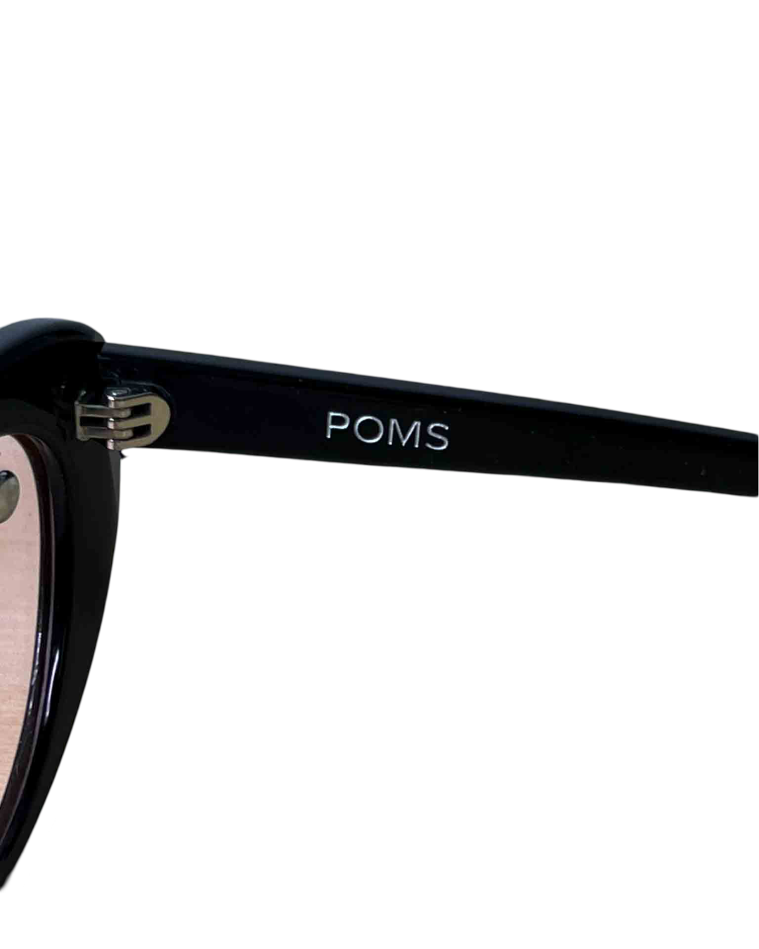 One Size | POMS Black Sunglasses