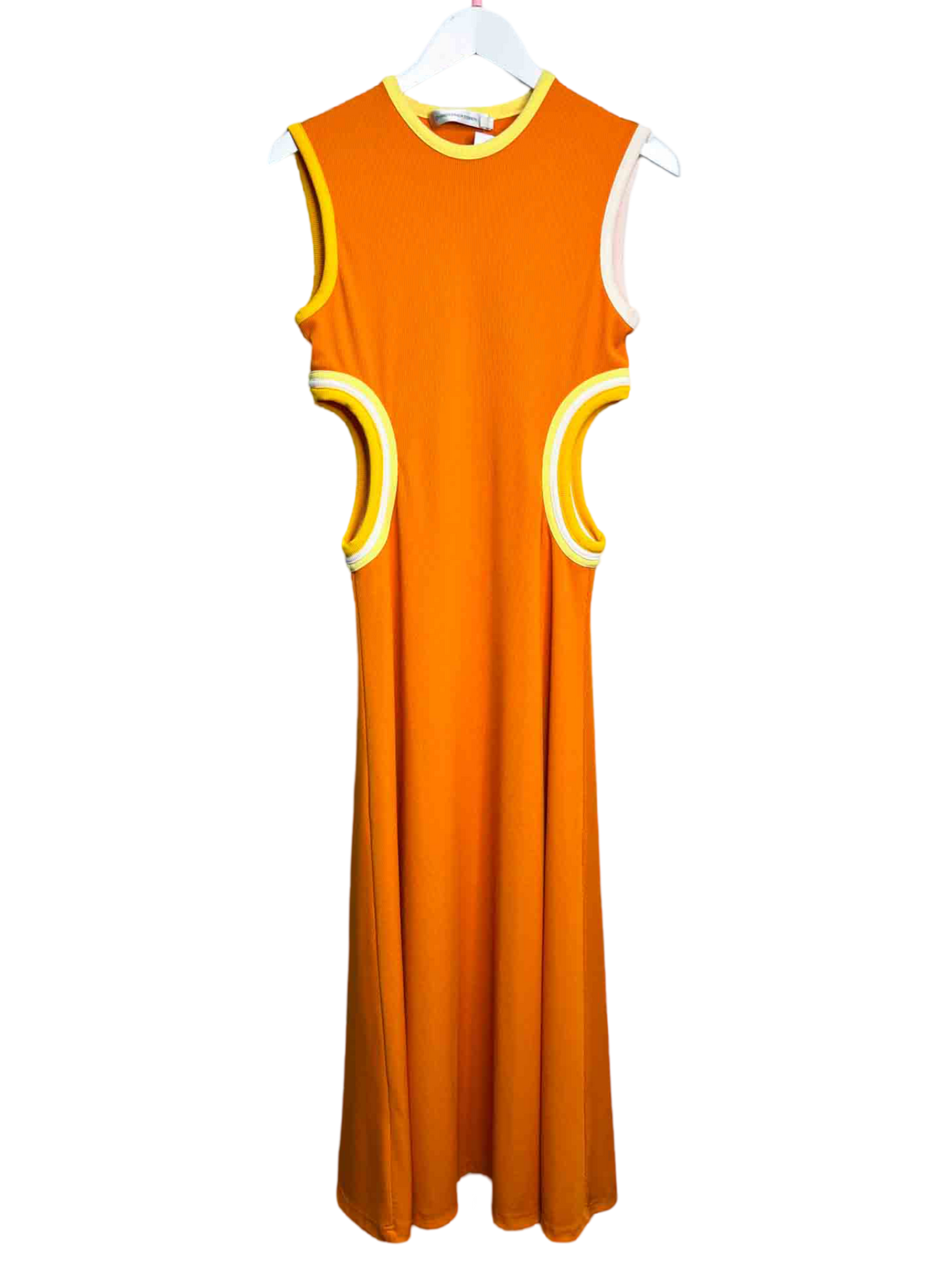 Size 12 | Christopher Esber Fran Verner Orange Bind Tank Maxi Dress