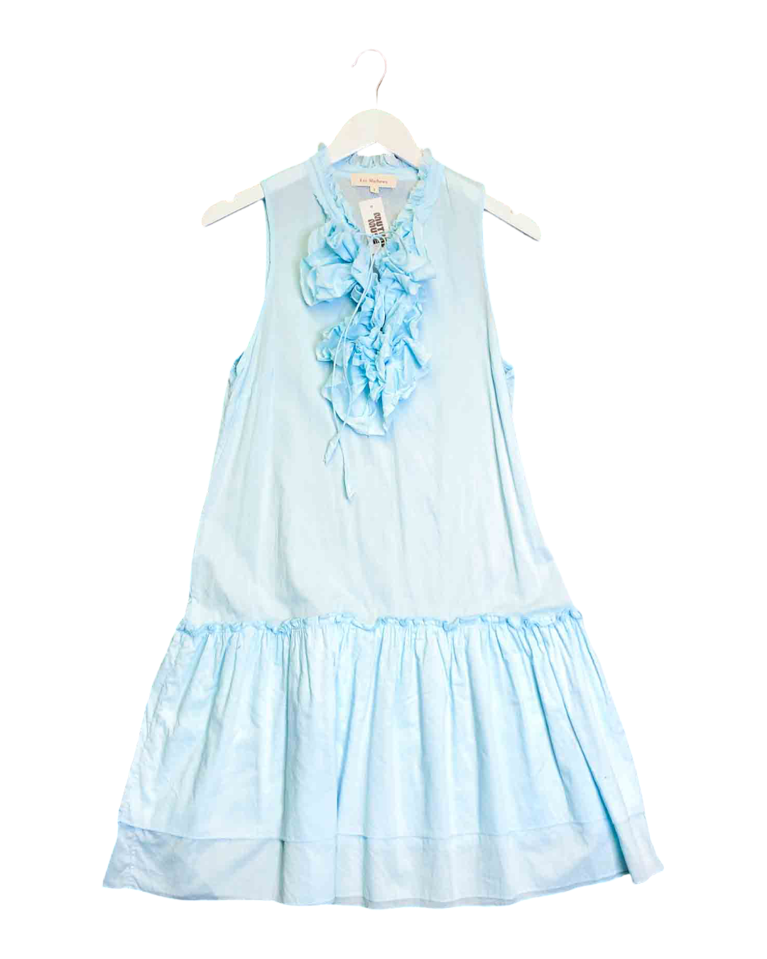 Size 3 (12) | Lee Mathews Ruffle Neck Midi Dress