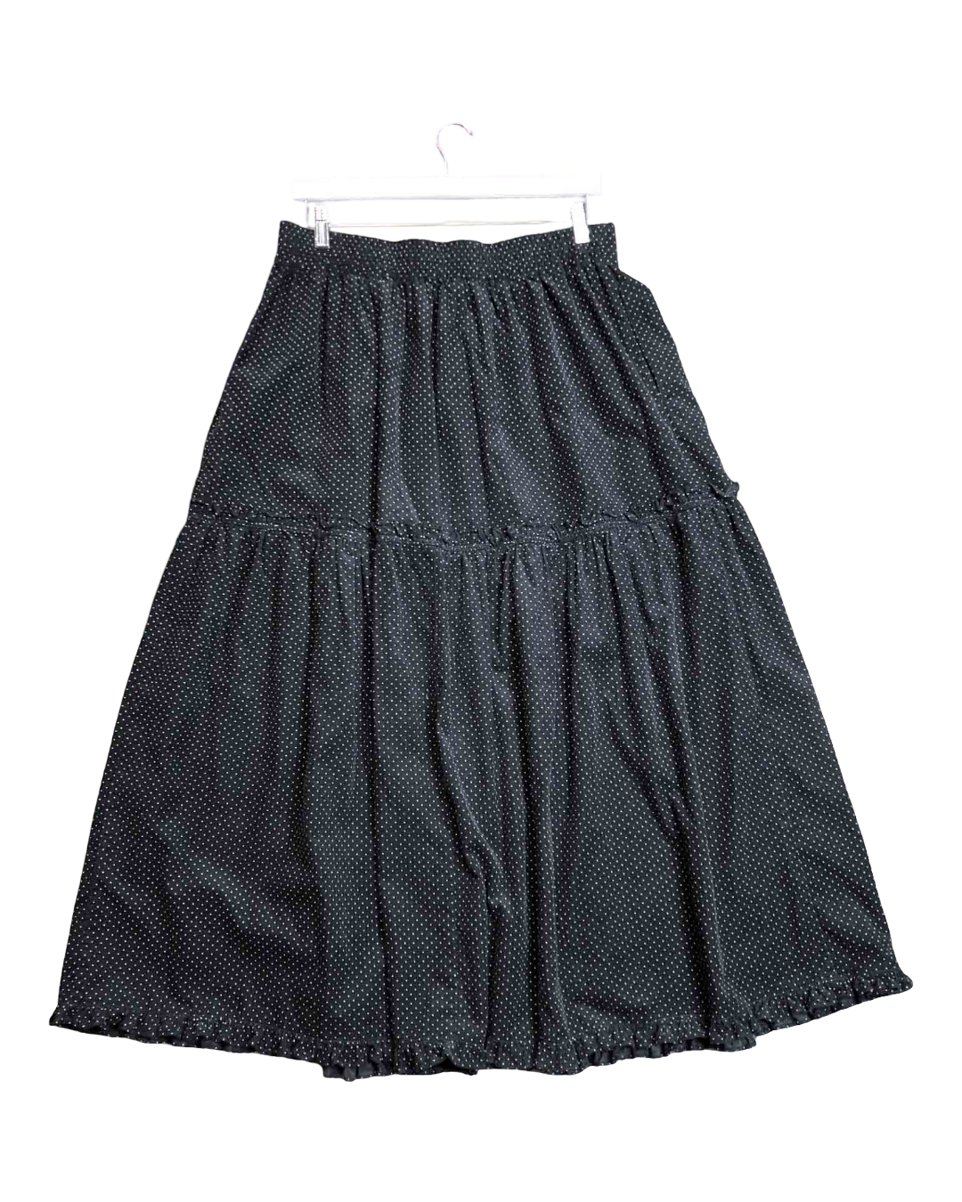 Size 4 (L) | Lee Matthews Polkadot Tiered Maxi Skirt