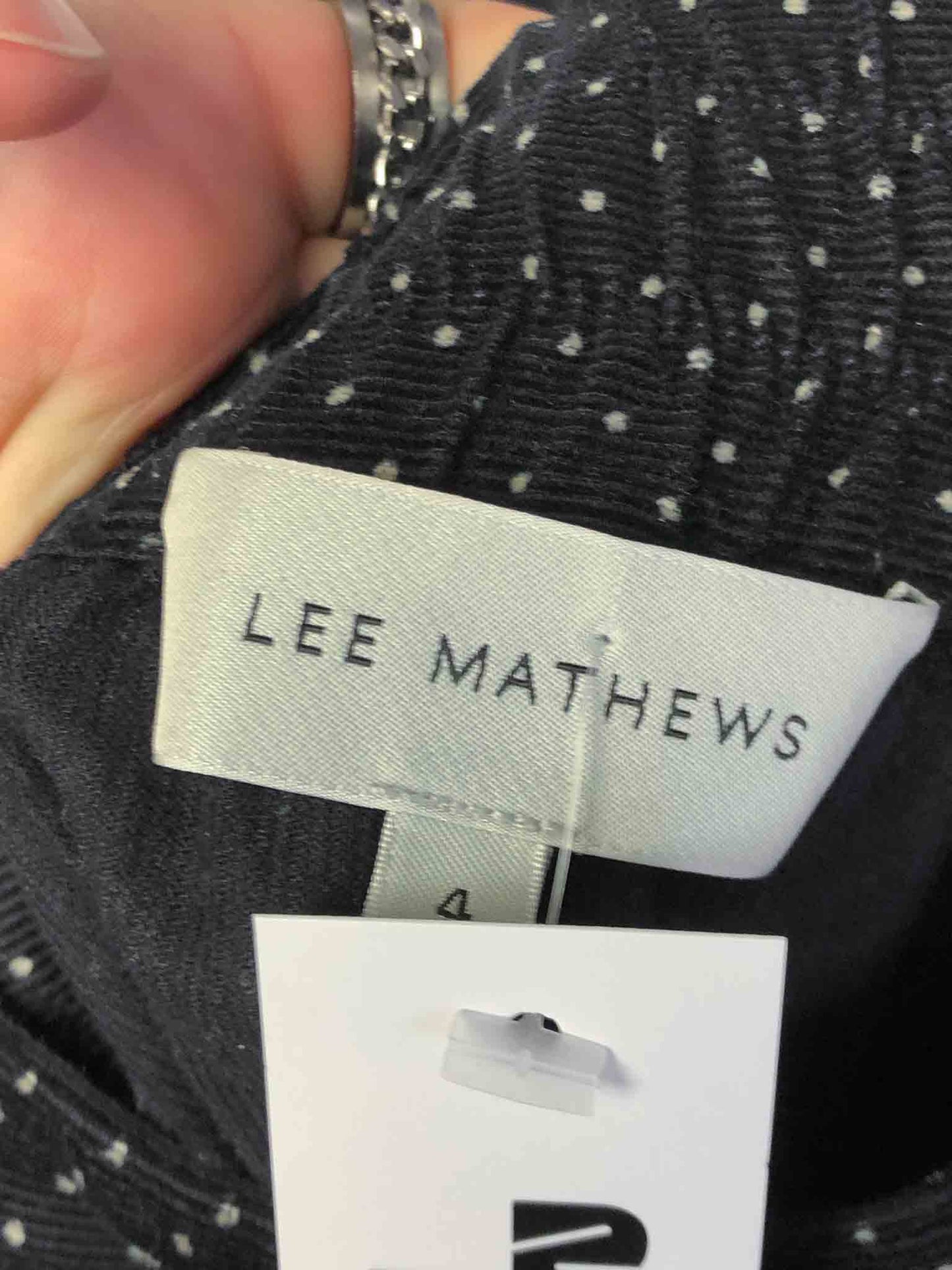 Size 4 (L) | Lee Matthews Polkadot Tiered Maxi Skirt