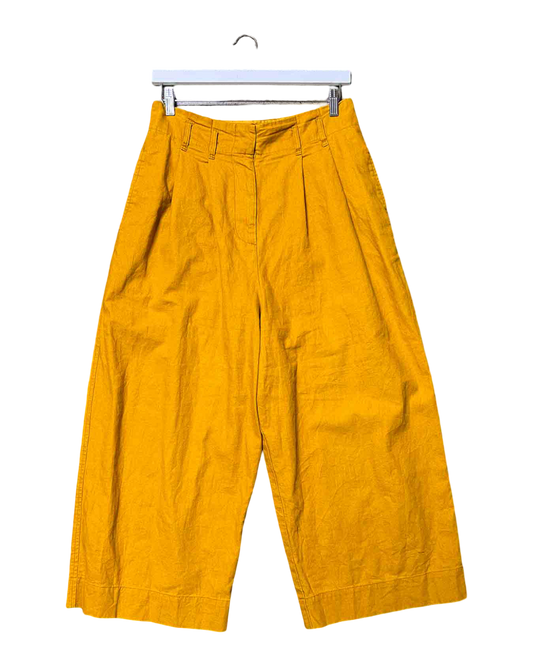 Size 12 | Toast Linen Wide Leg Pants
