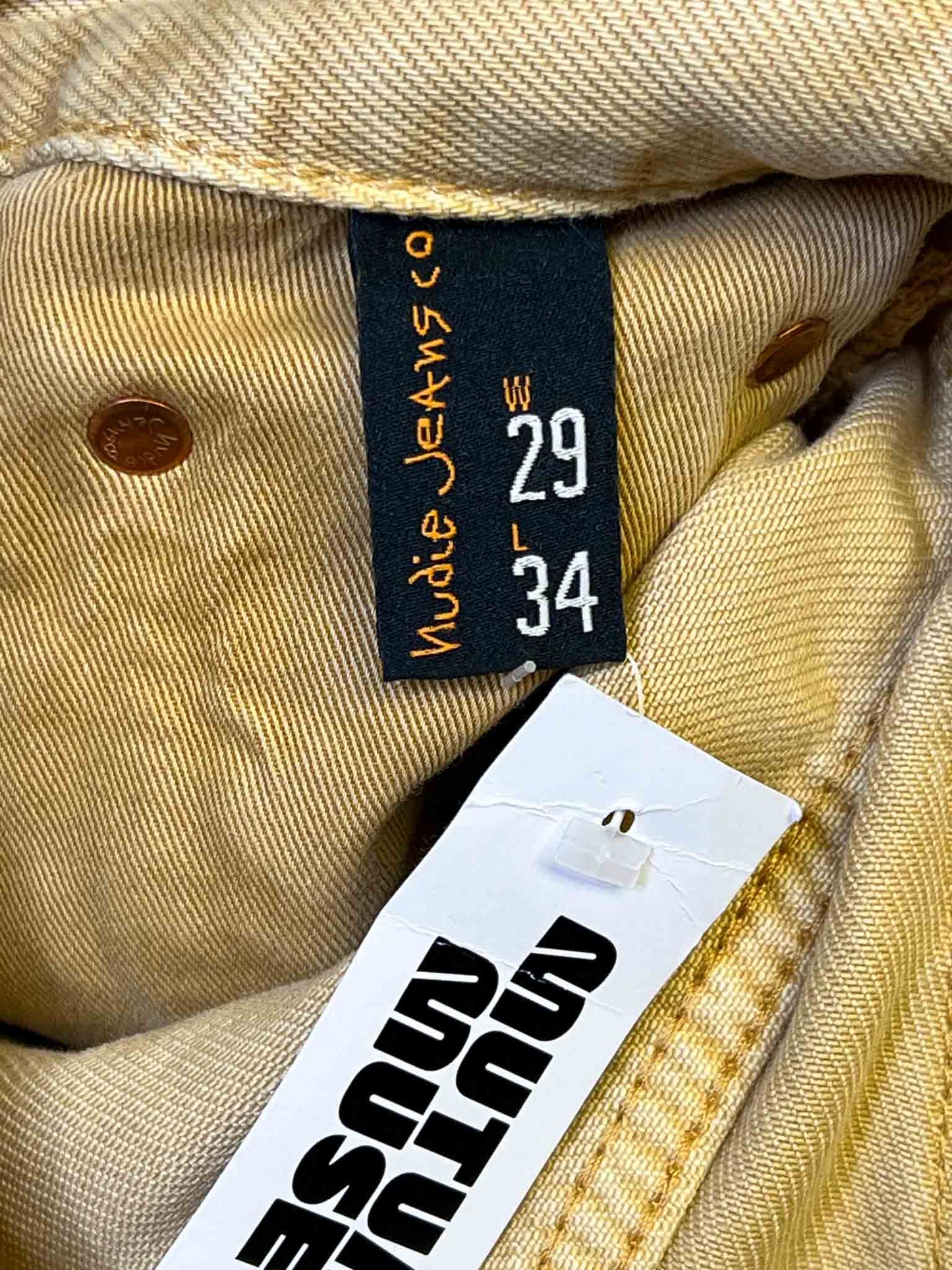 Size 29 | Nudie Jeans Mustard Straight Leg Jeans