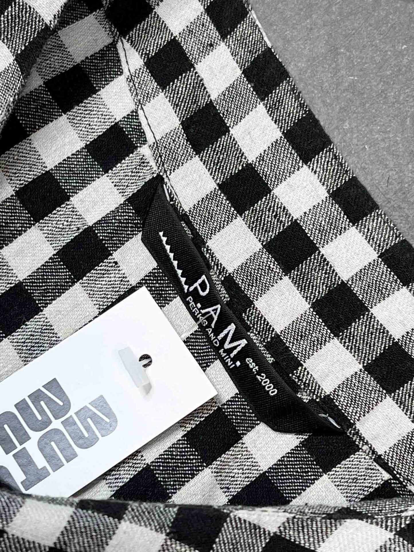Size S | P.A.M Check Midi Linen Blend Dress