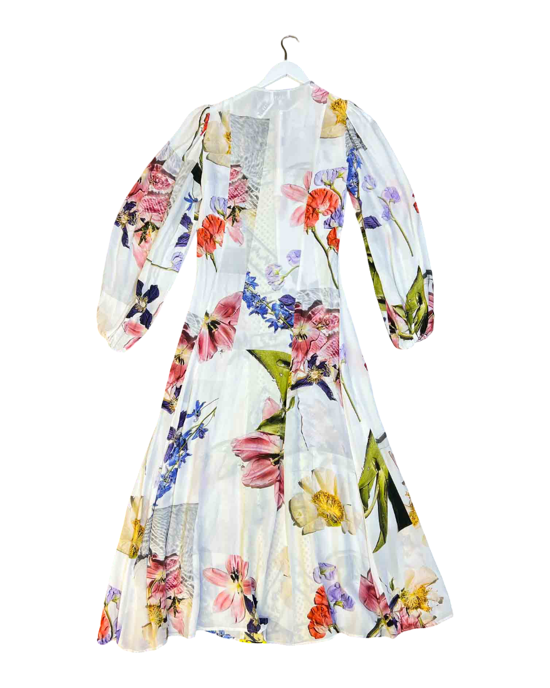 Size 34 (6) | Ganni Hemlock Patchwork Silk Dress