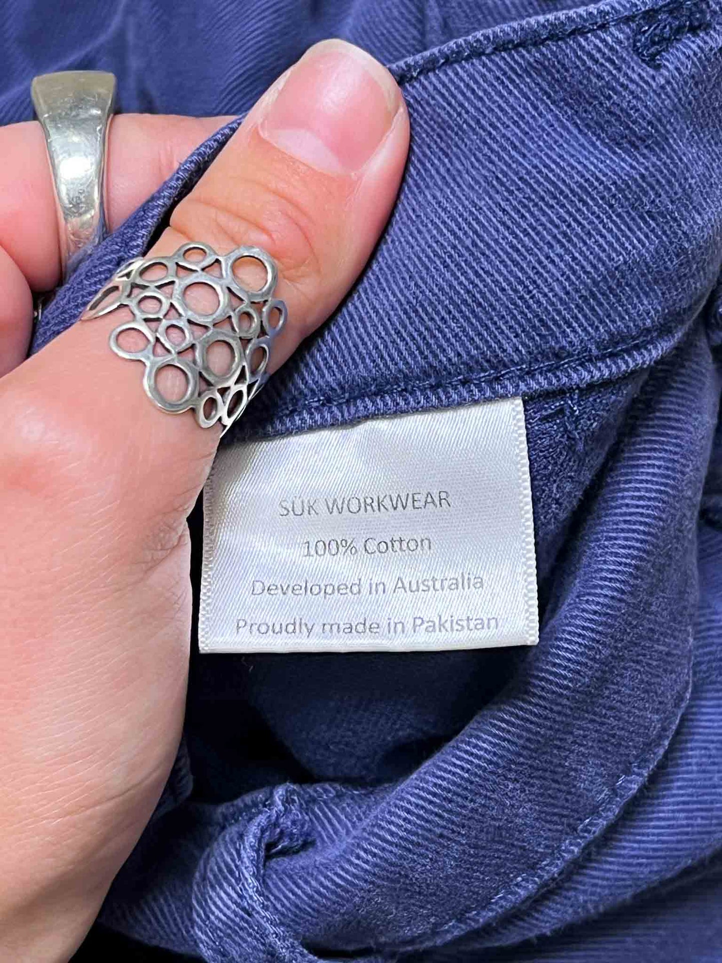 Size 10 | SUK Workwear Navy Pants