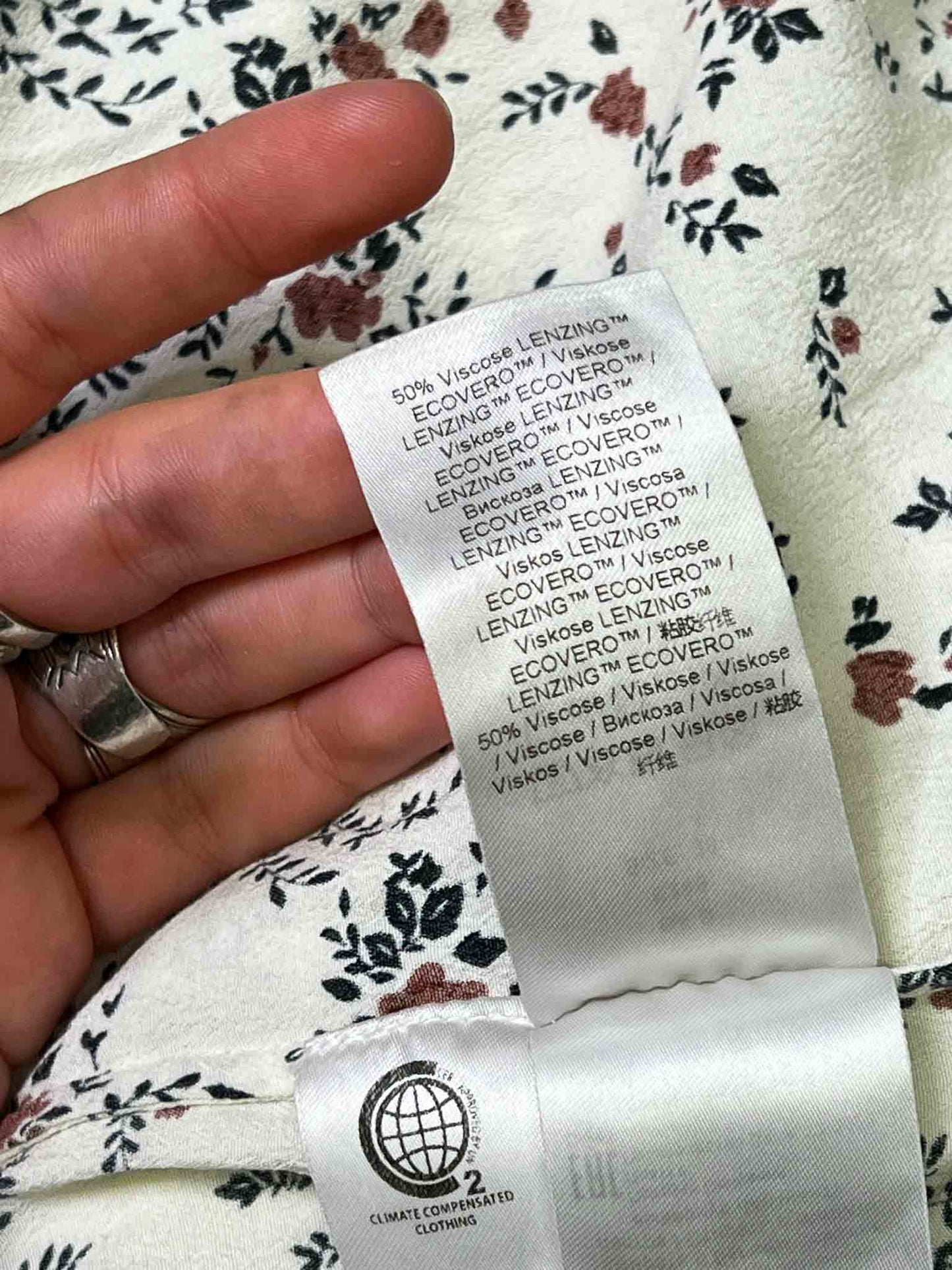 Size S | Ganni Floral Print Dress