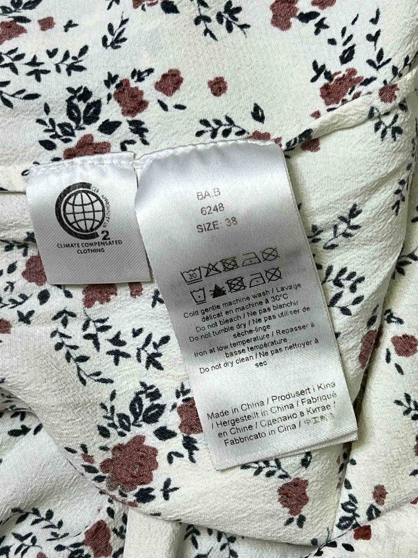 Size S | Ganni Floral Print Dress