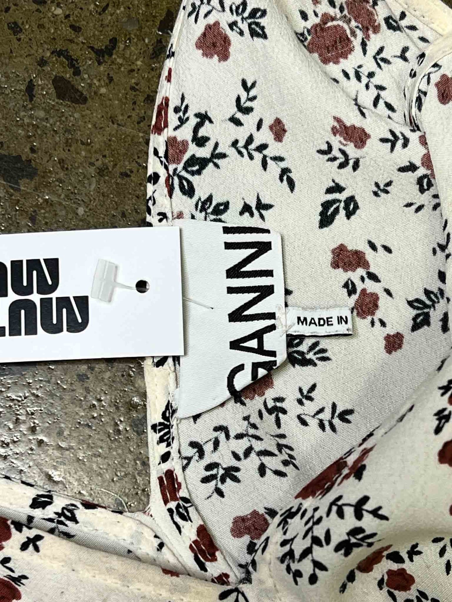 Size S | Ganni Floral Print Dress