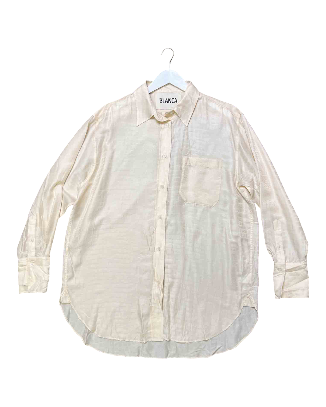 Size M | Blanca Champagne Shirt Dress