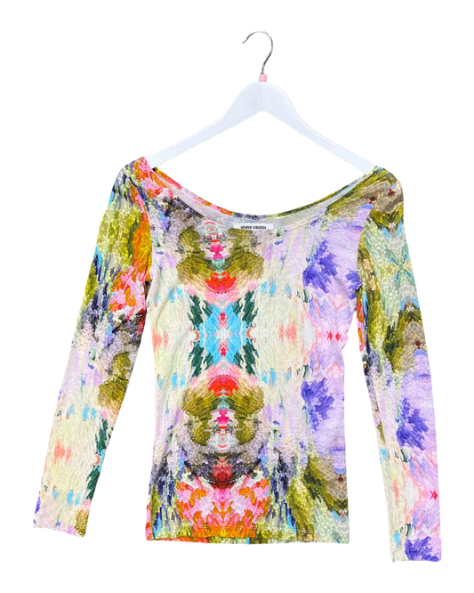 Size 8 | Henrik Vibskov Graphic Long-sleeve Top