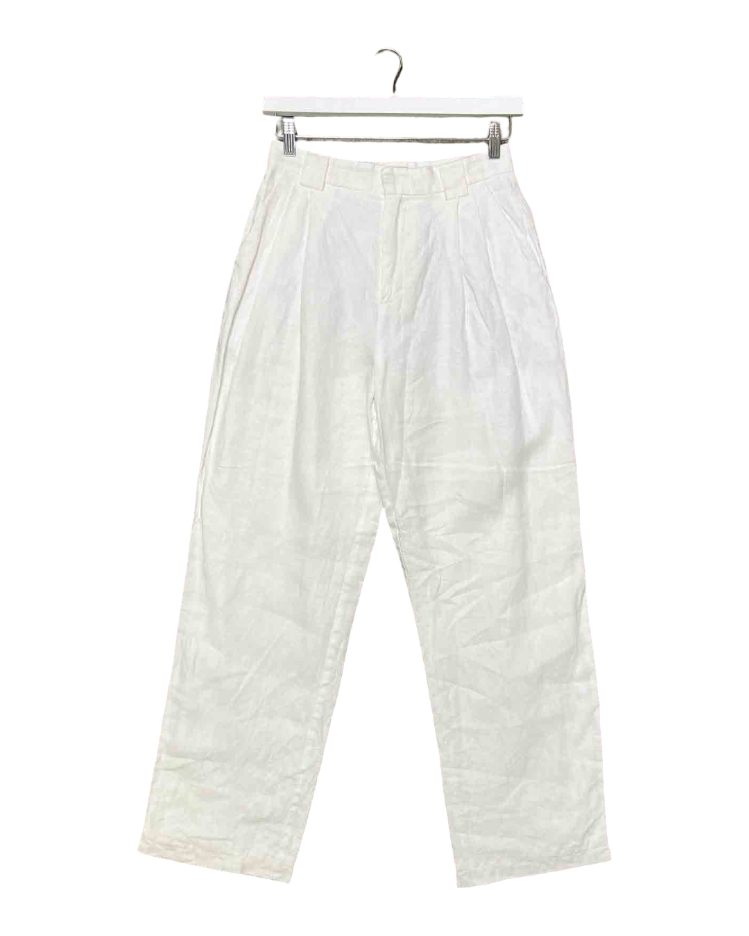 Size 8 | Incu White Linen Pants