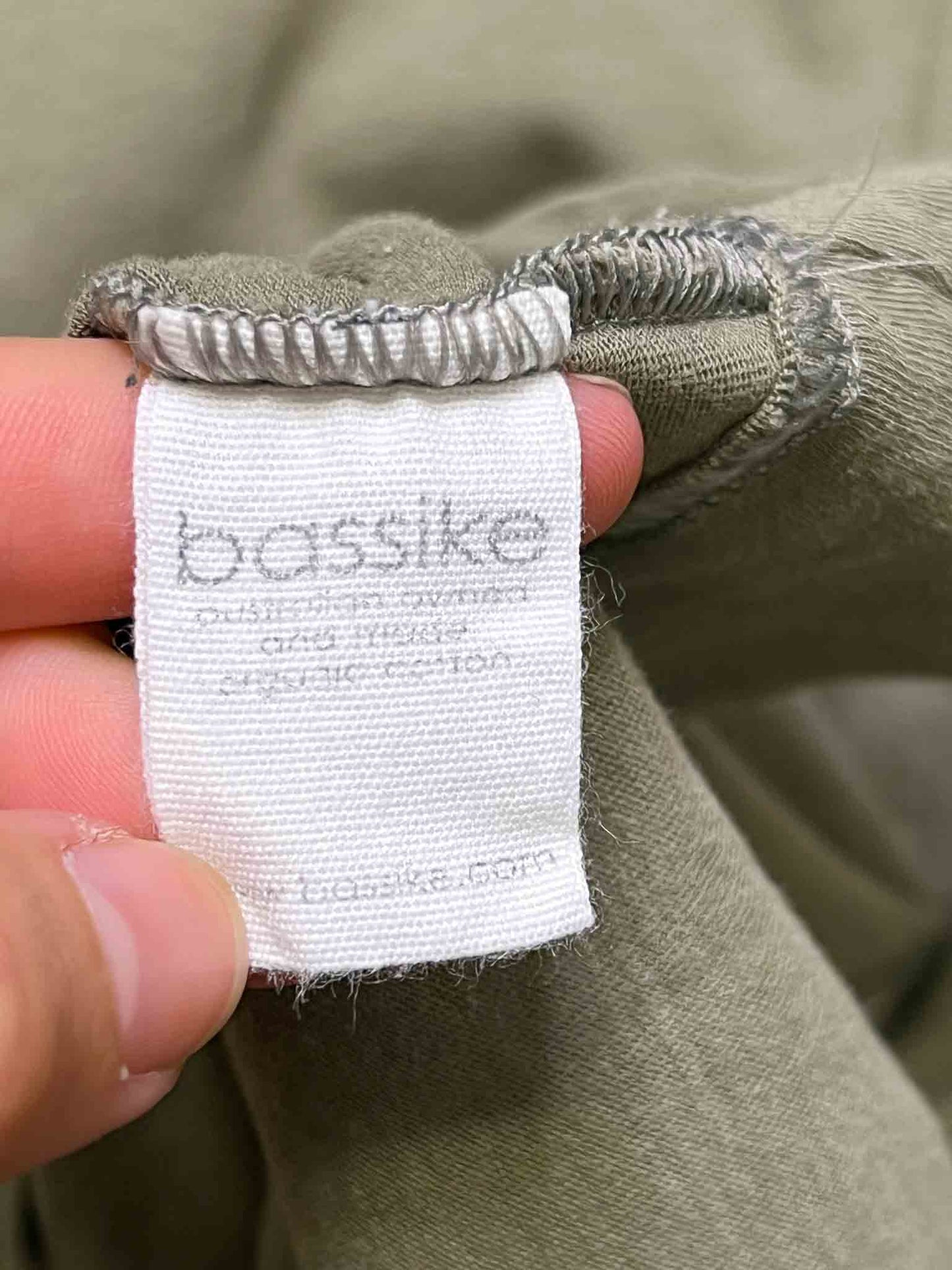 Size M | Bassike Wide Shoulder Athletic Tank Top