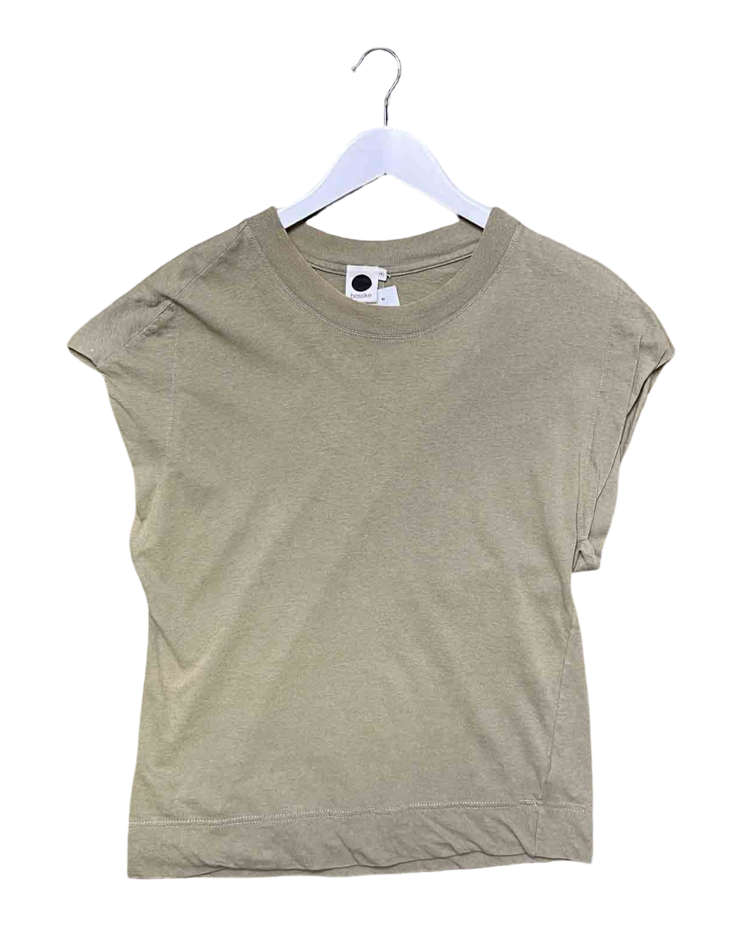 Size M | Bassike Wide Shoulder Athletic Tank Top