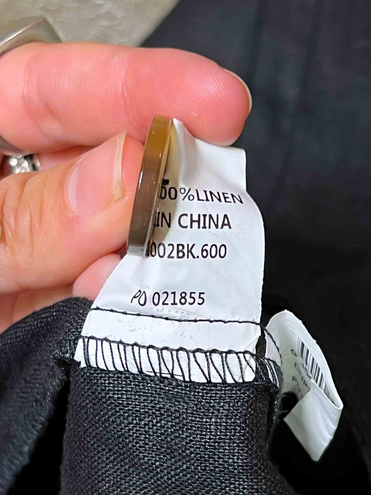 Size 8 | Dissh Black Linen Pants