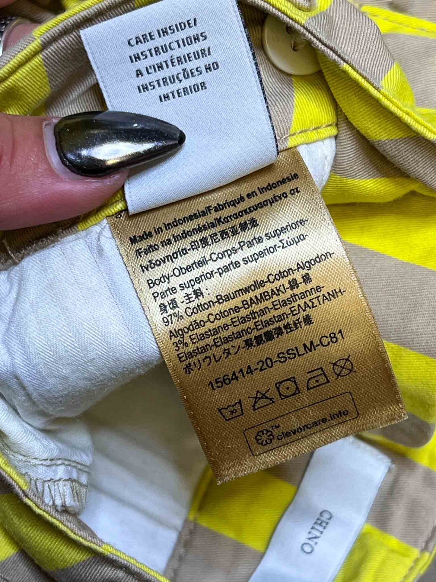 Size 28 | Scotch & Soda Pinstripe Chino Shorts