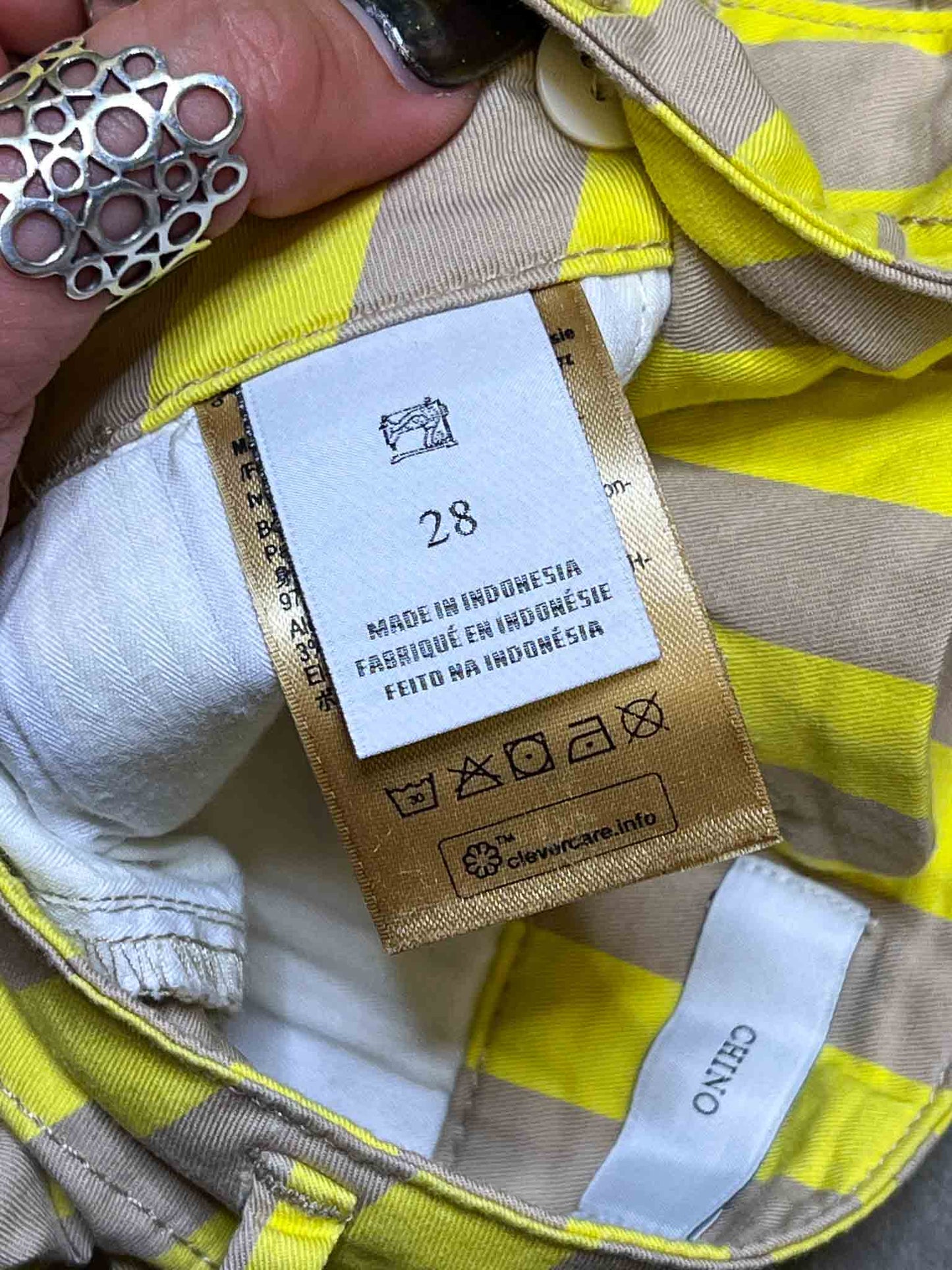 Size 28 | Scotch & Soda Pinstripe Chino Shorts