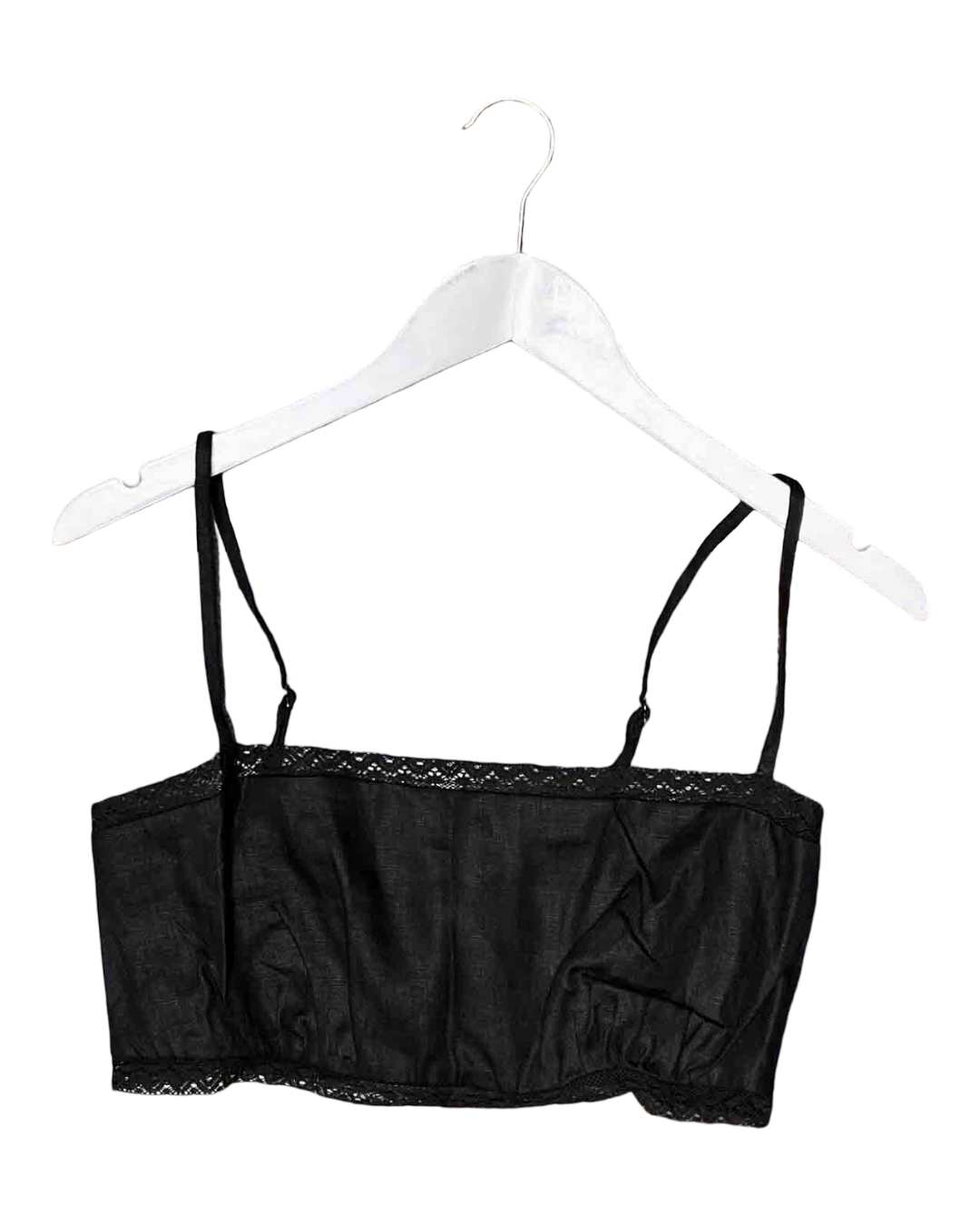 Size 8 | Reformation Violet Linen Bandeau Top NWT