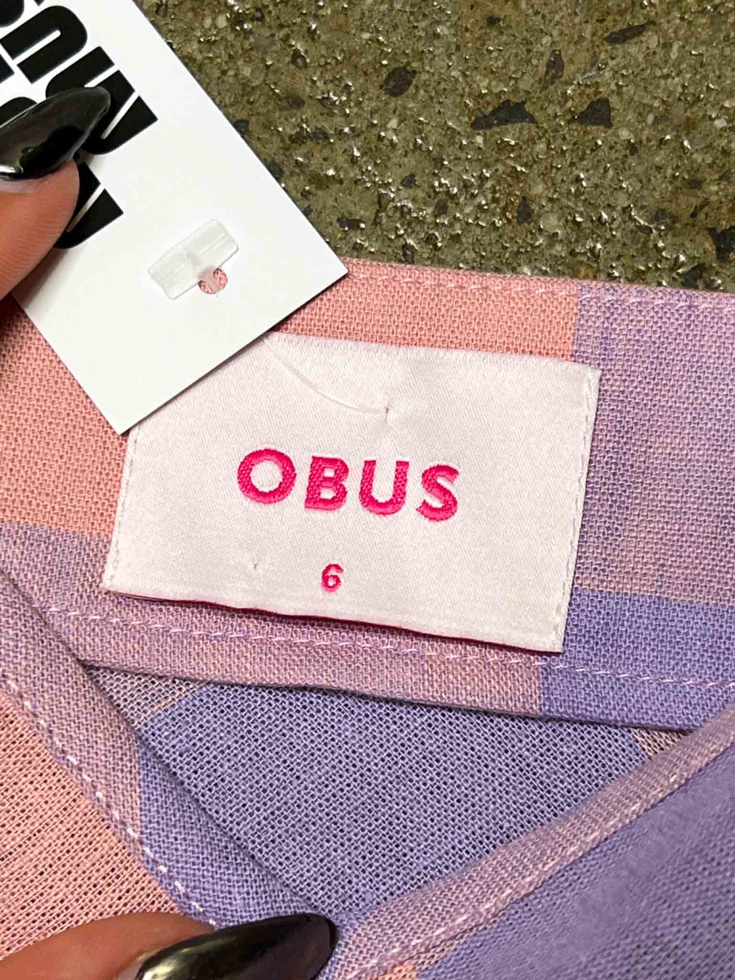 Size 6 | Obus Gingham Cami Top