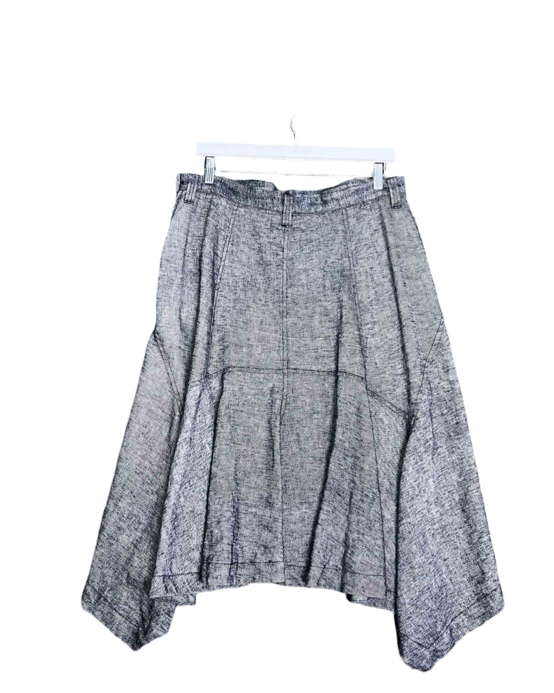 Size 44 (L) | Peachoo + Krejberg Grey Flared Hem Skirt