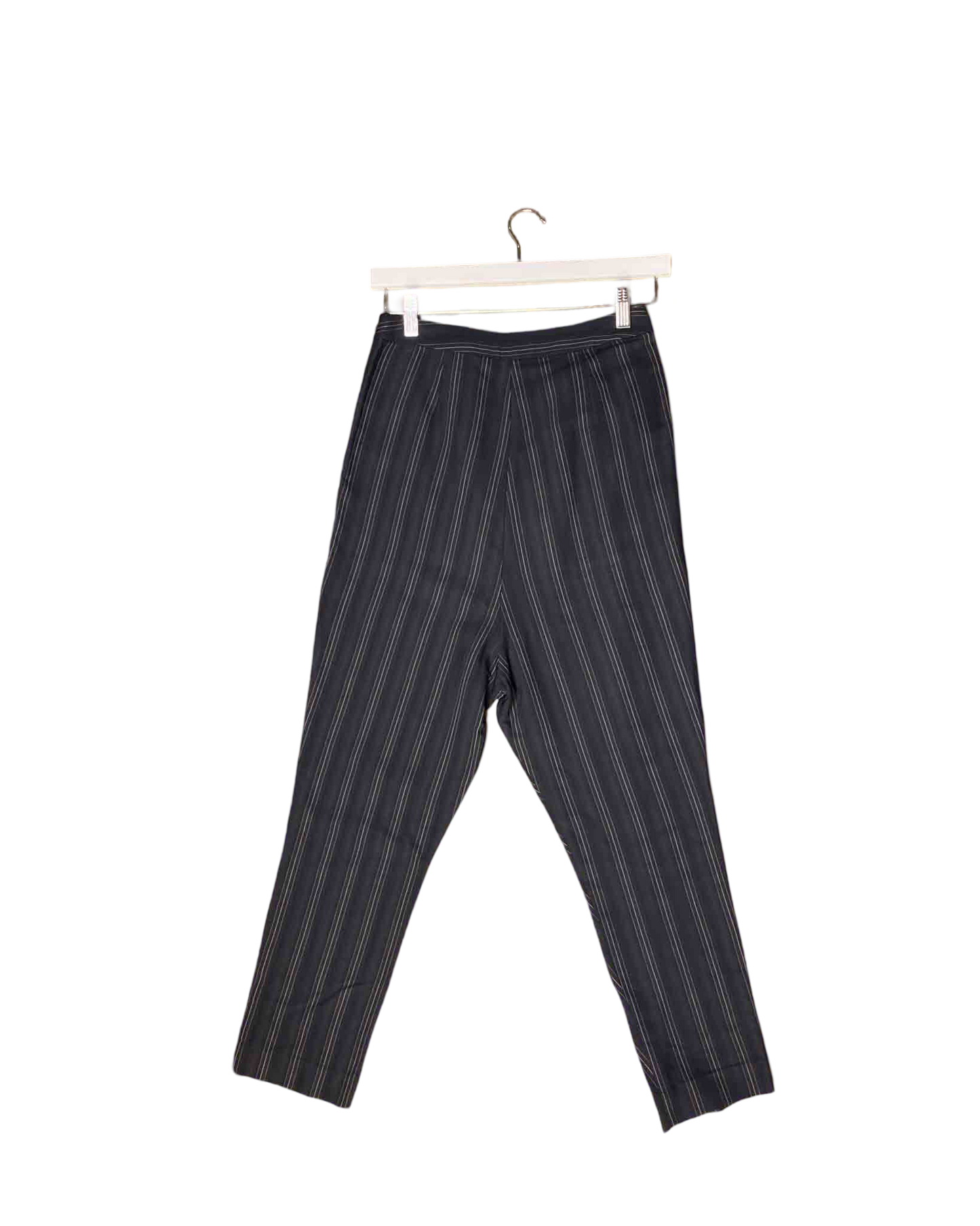 Size 6 (0) | Bassike Wrap Pinstripe Pants