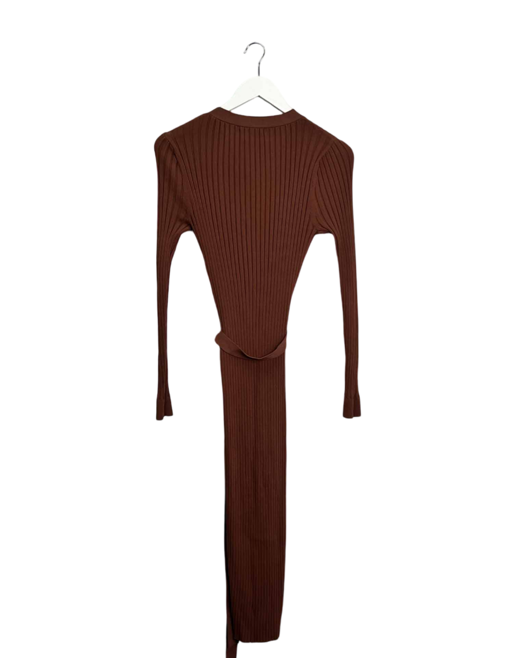 Size 8 - Búl Chocolate Rib Knit Midi Dress