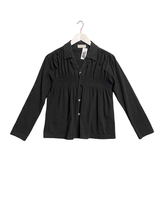 Size S | Comme des Garçons x Robe de Chambra Shirred Cotton Cardigan