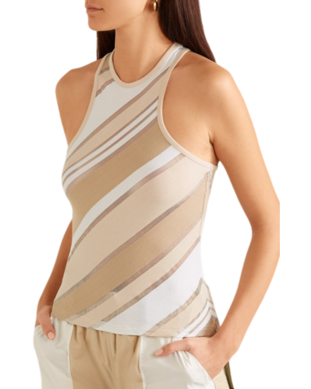 Size 12 (40) | Ganni Striped Tank Top