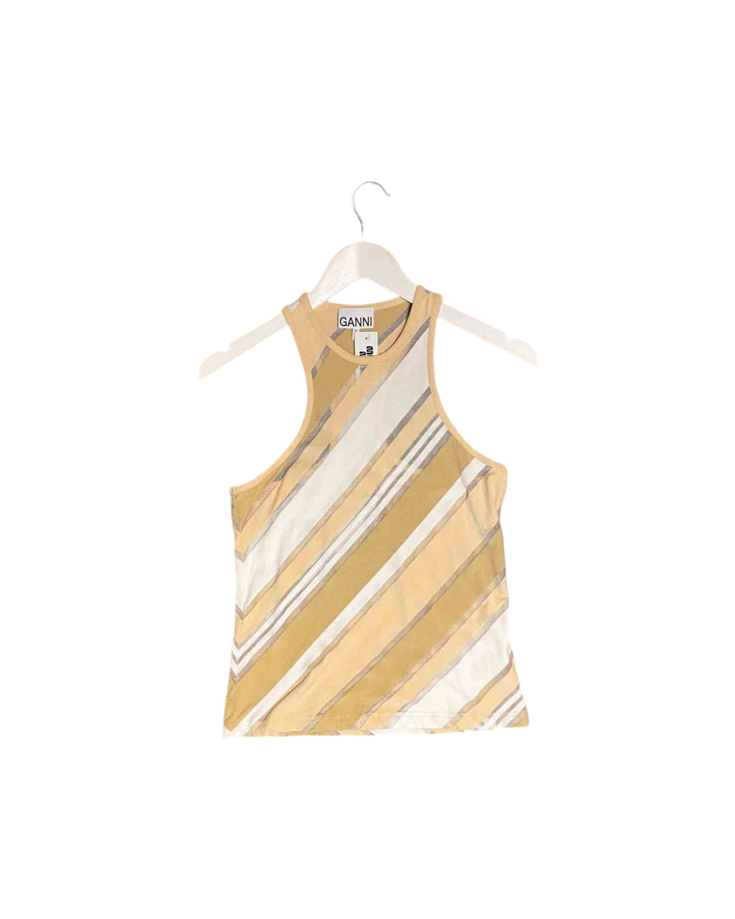 Size 12 (40) | Ganni Striped Tank Top