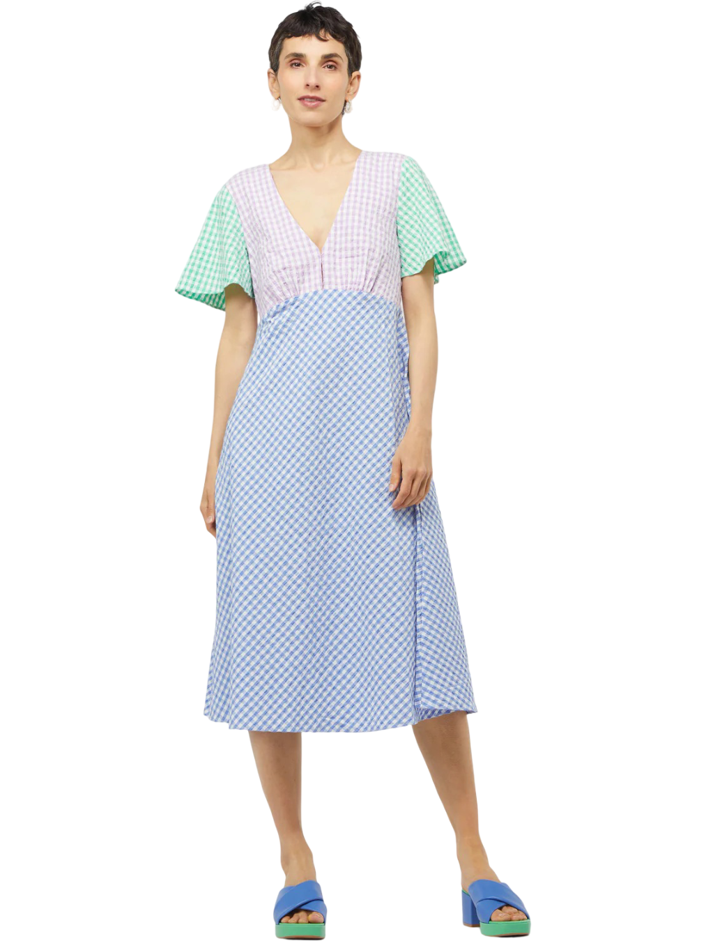 Size 8 | Gorman Gingham Midi Dress