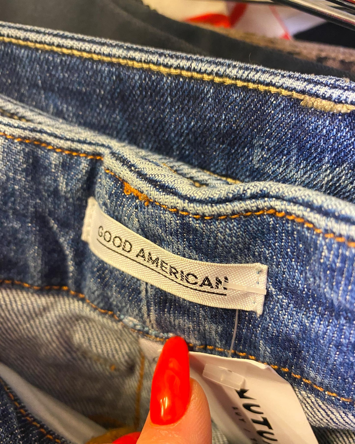 Size 24 - Good American Straight Leg Jeans