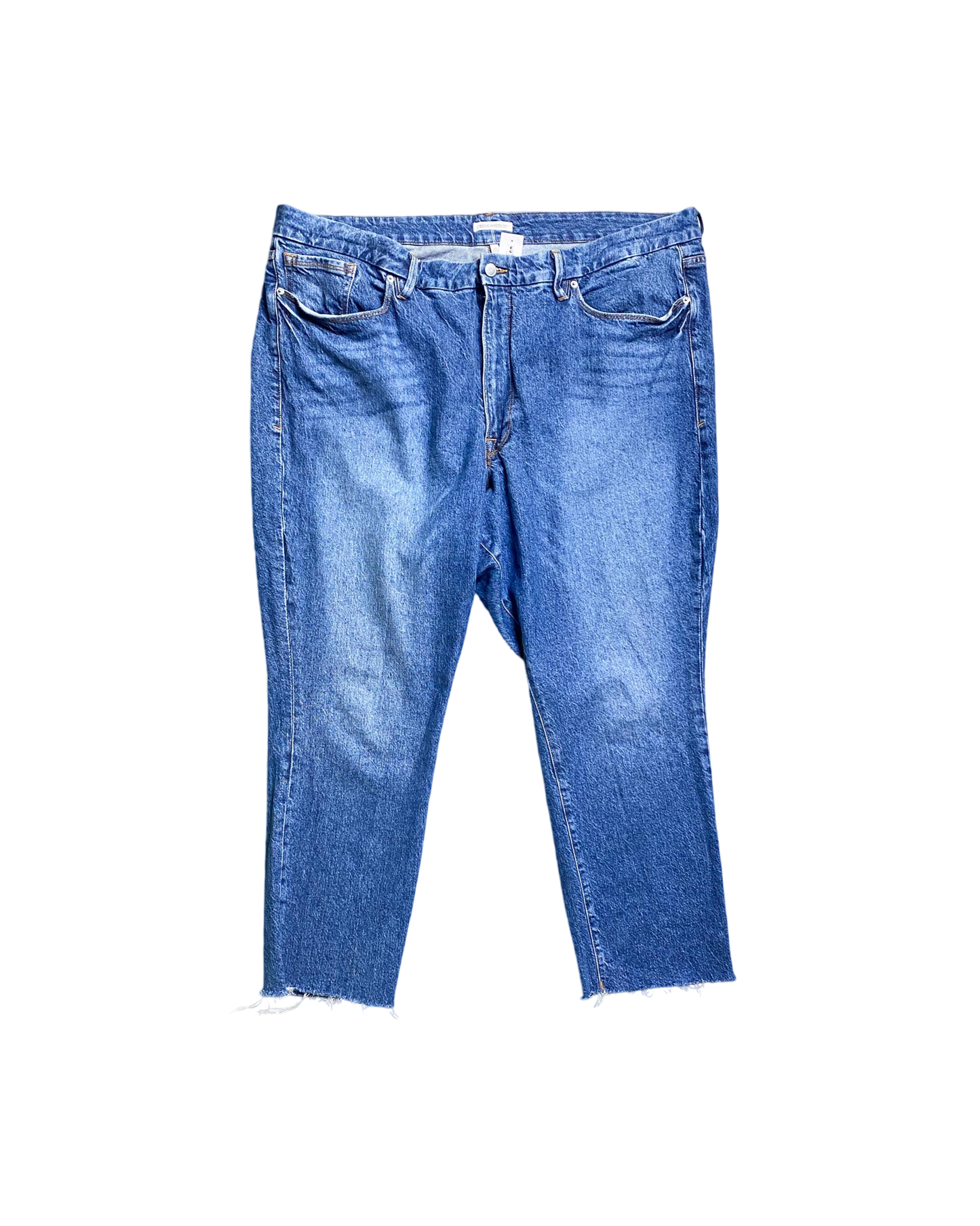 Size 24 - Good American Straight Leg Jeans