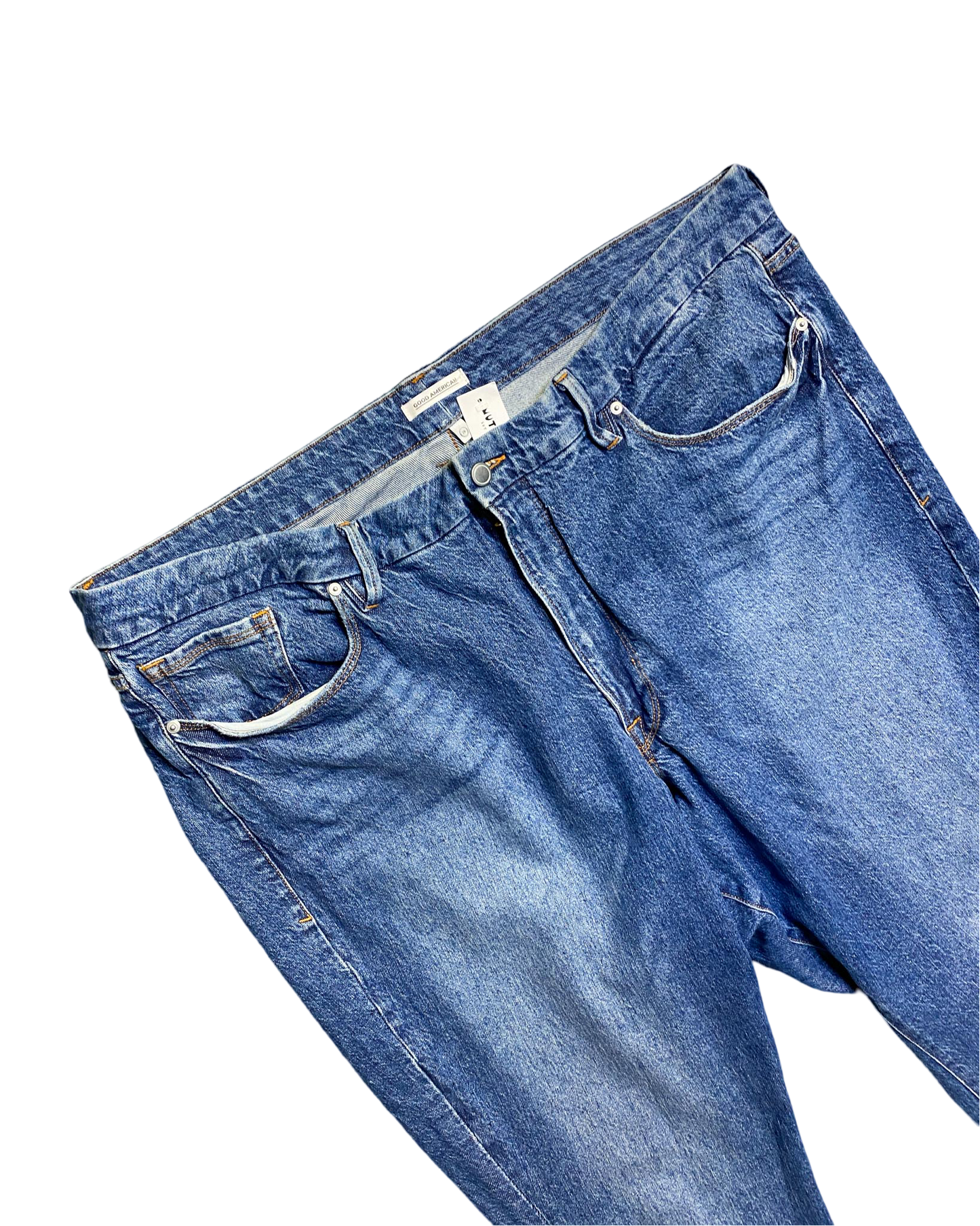 Size 24 - Good American Straight Leg Jeans