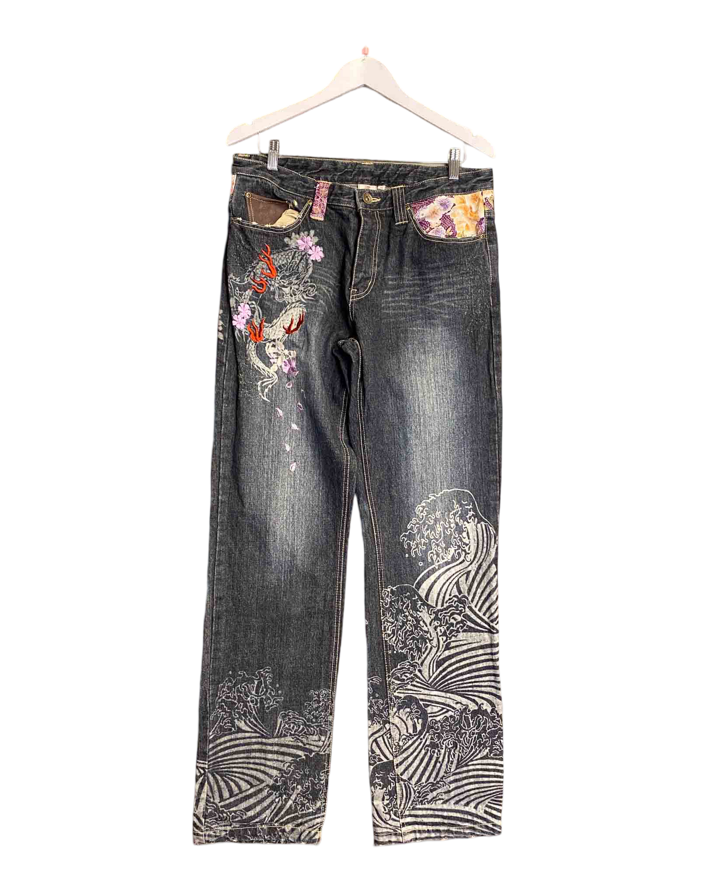 Size XL | Gumu Japanese Embellished Jeans