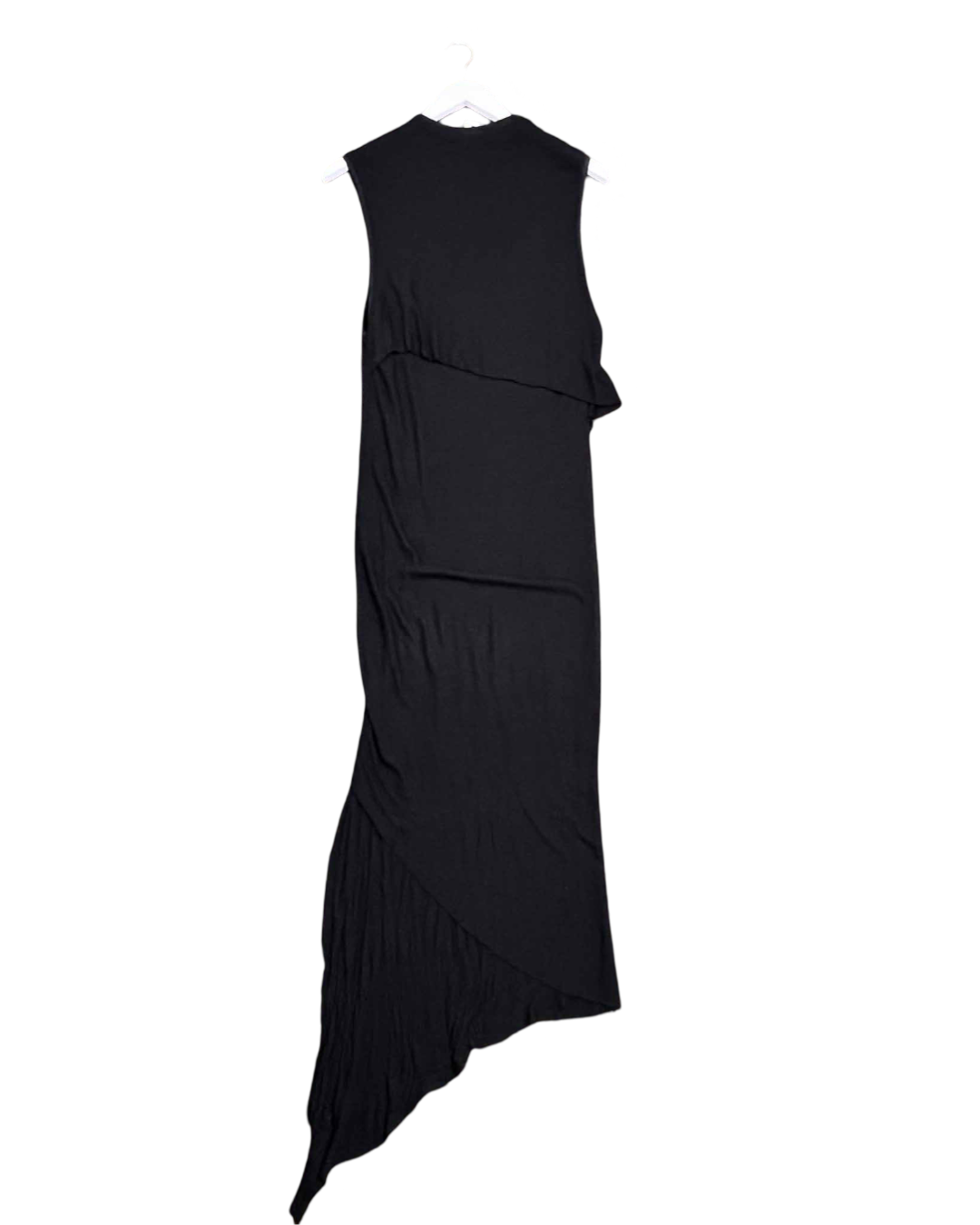 Size S - OAK Black Layered Tank Maxi Dress