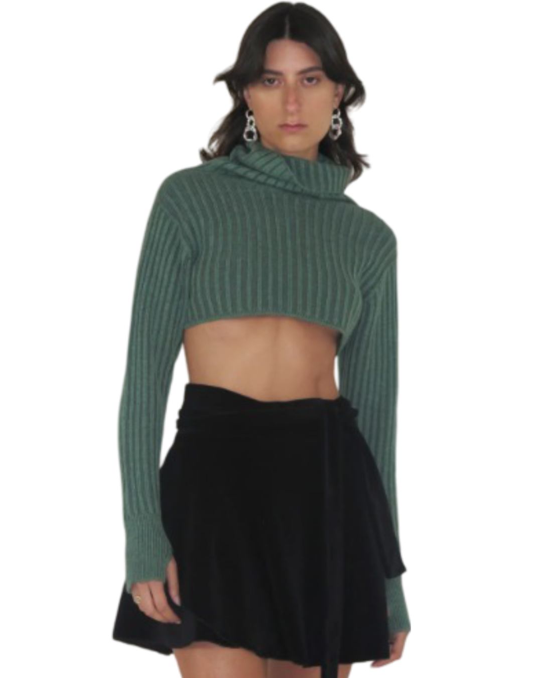 Size 2 (10) - Permanent Vacation Ribbed Crop Top