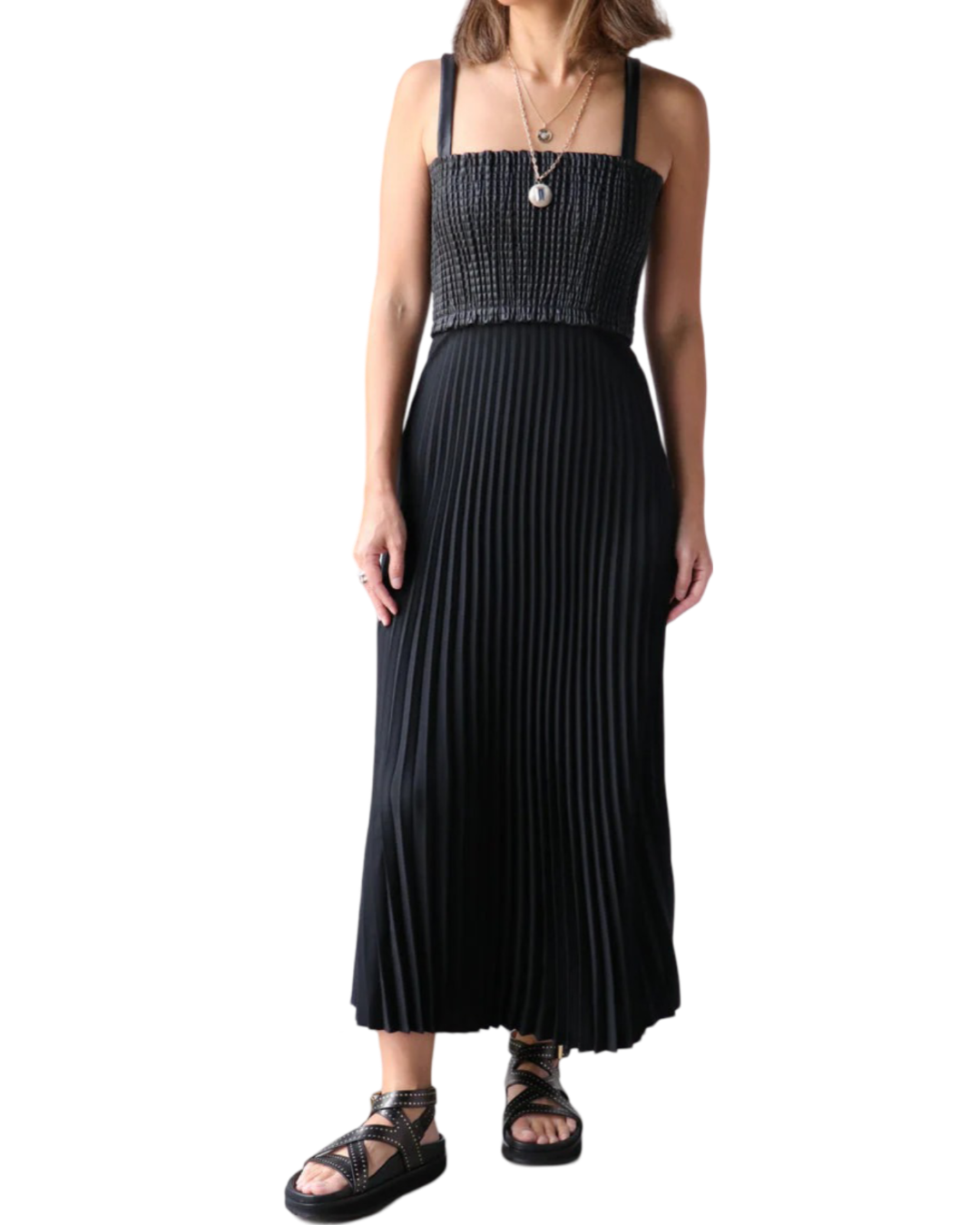 Size 12 (8) | Proenza Schouler Pleated Tank Dress